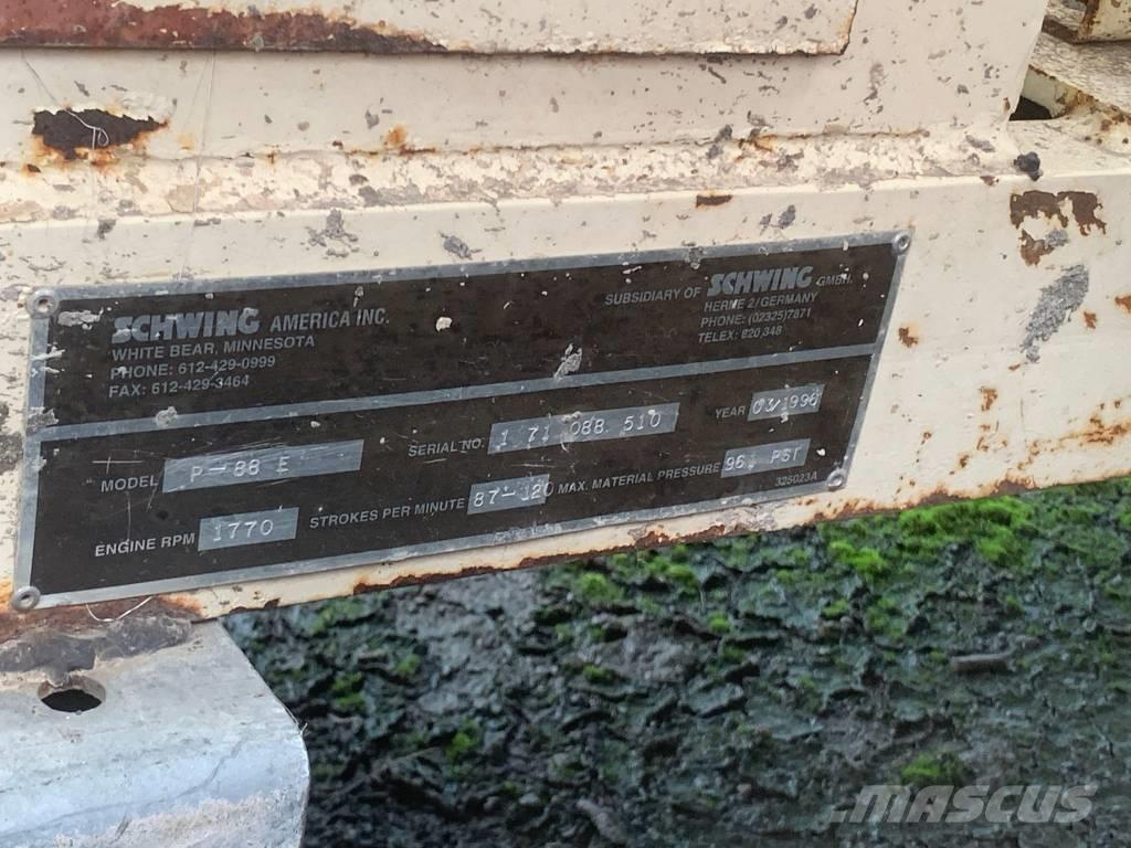 Schwing P88E 混凝土输送泵|布料机