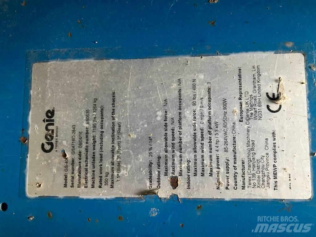 Genie GS 4047 剪叉式升降机