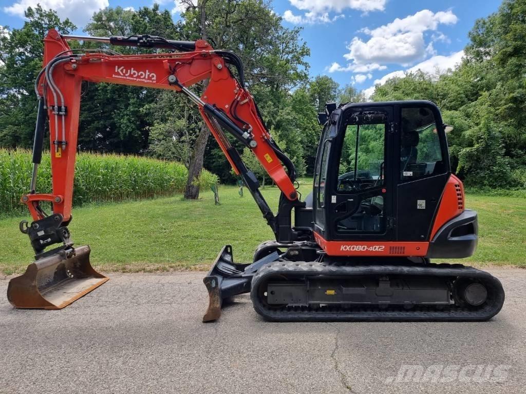 Kubota KX 080-4a2 中型挖掘机