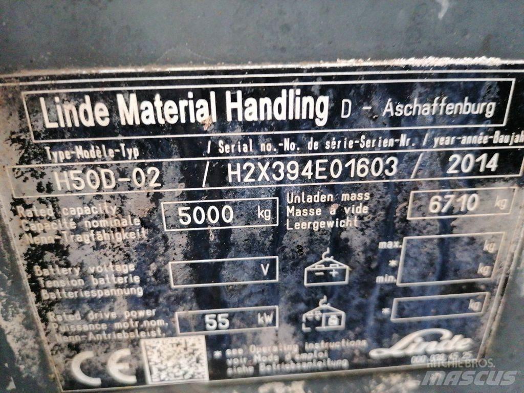 Linde H50D-02 柴油叉车