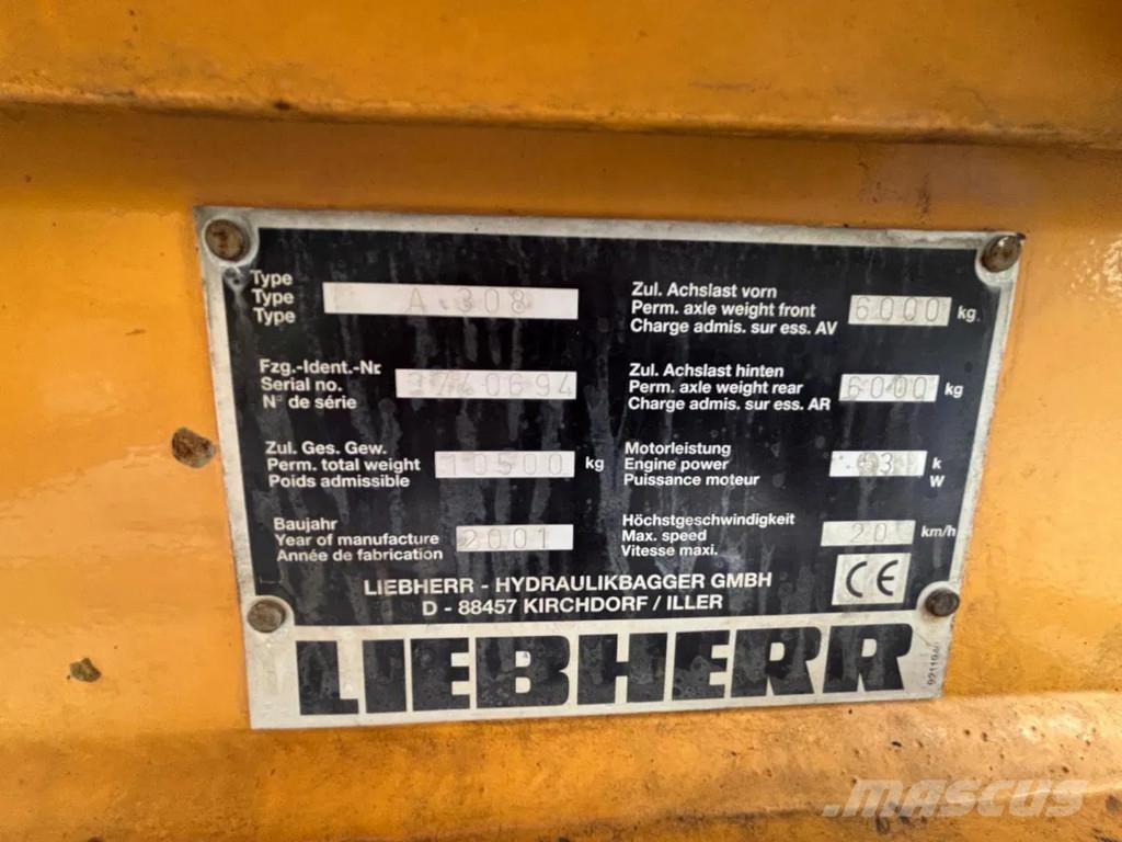Liebherr A308 轮式挖掘机
