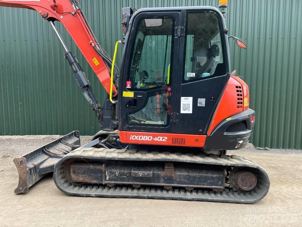 Kubota KX 080-4 中型挖掘机