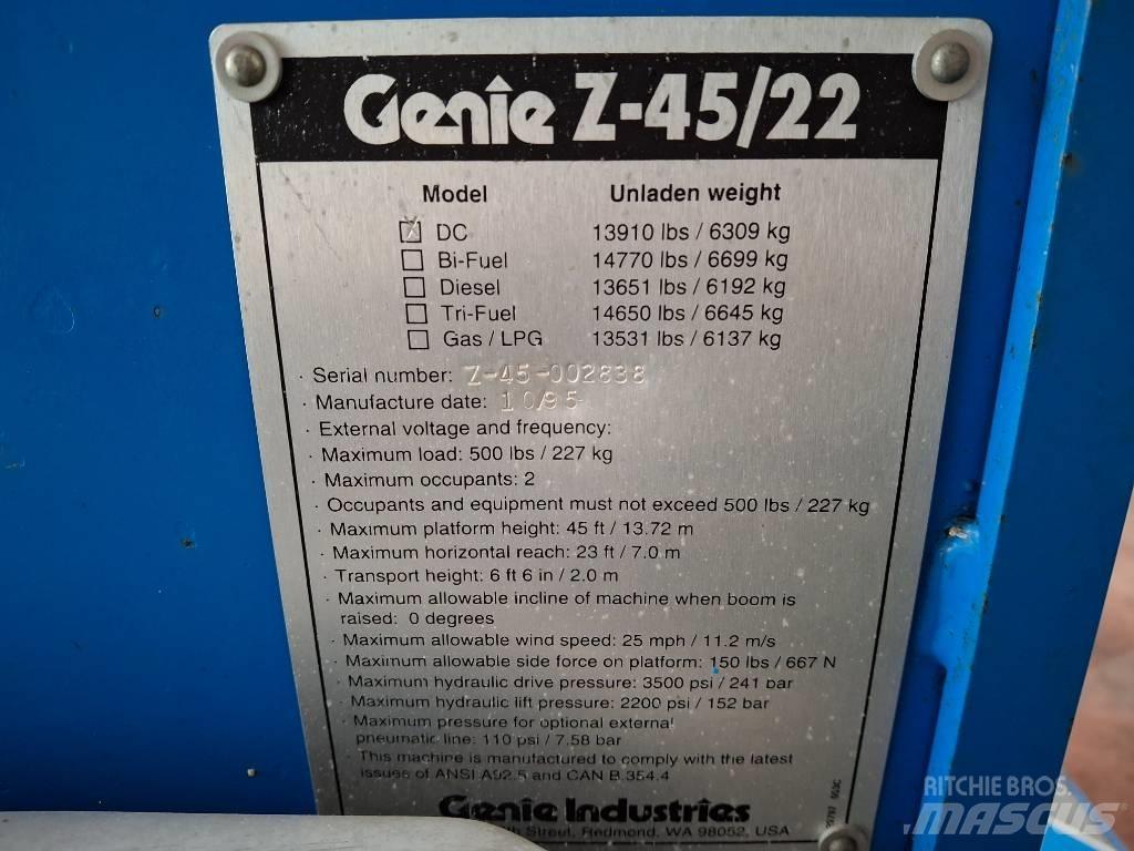 Genie Z 45/22 BOOM 曲臂高空工作平台