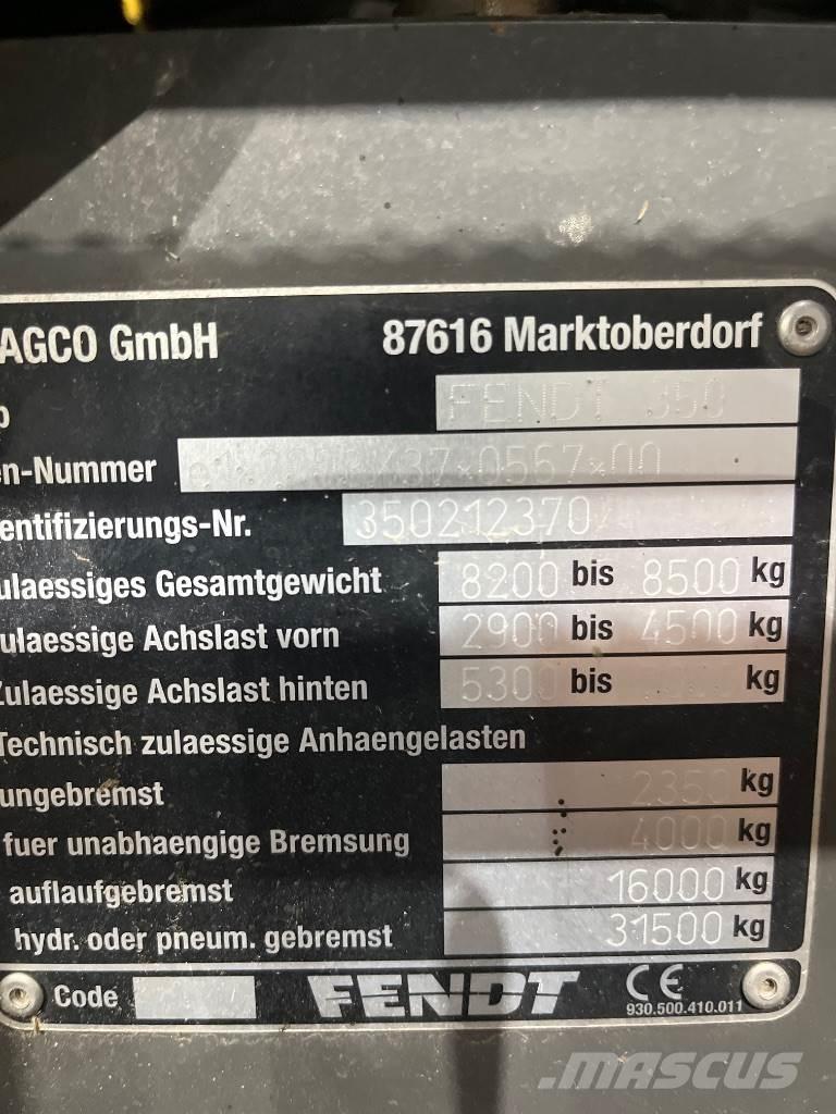 Fendt 313 Vario 拖拉机/农用车