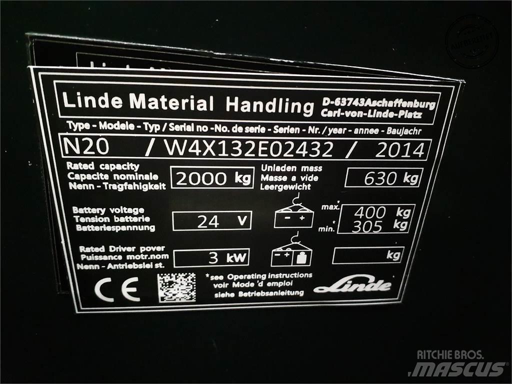 Linde N20-lang 低架装载机