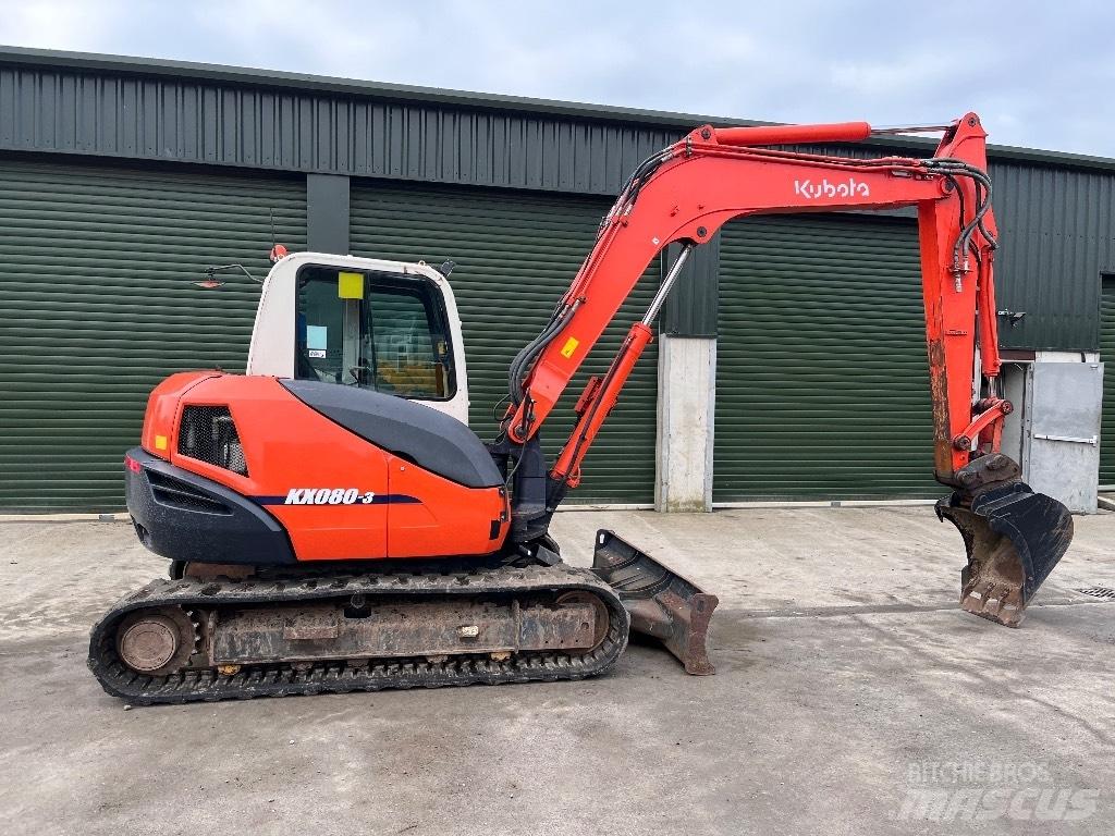 Kubota KX 080-3 小型挖掘机