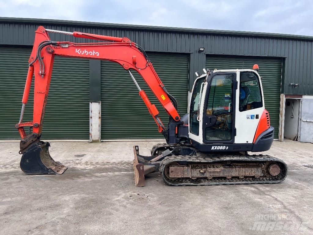Kubota KX 080-3 小型挖掘机