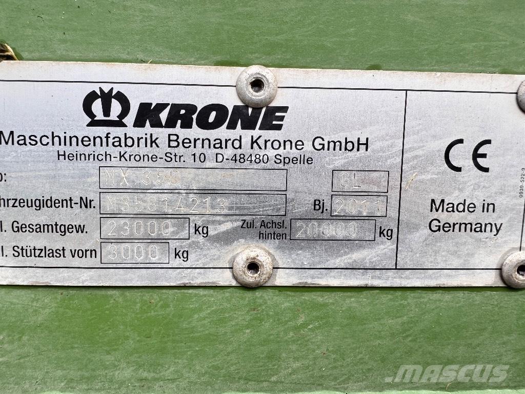 Krone MX 350 GL 自动装载拖车