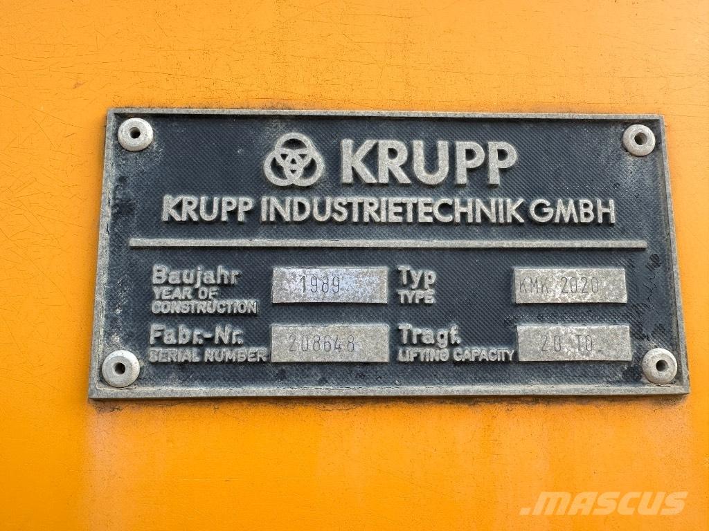 Krupp KMK 2020 全地面起重机︳移动式起重机