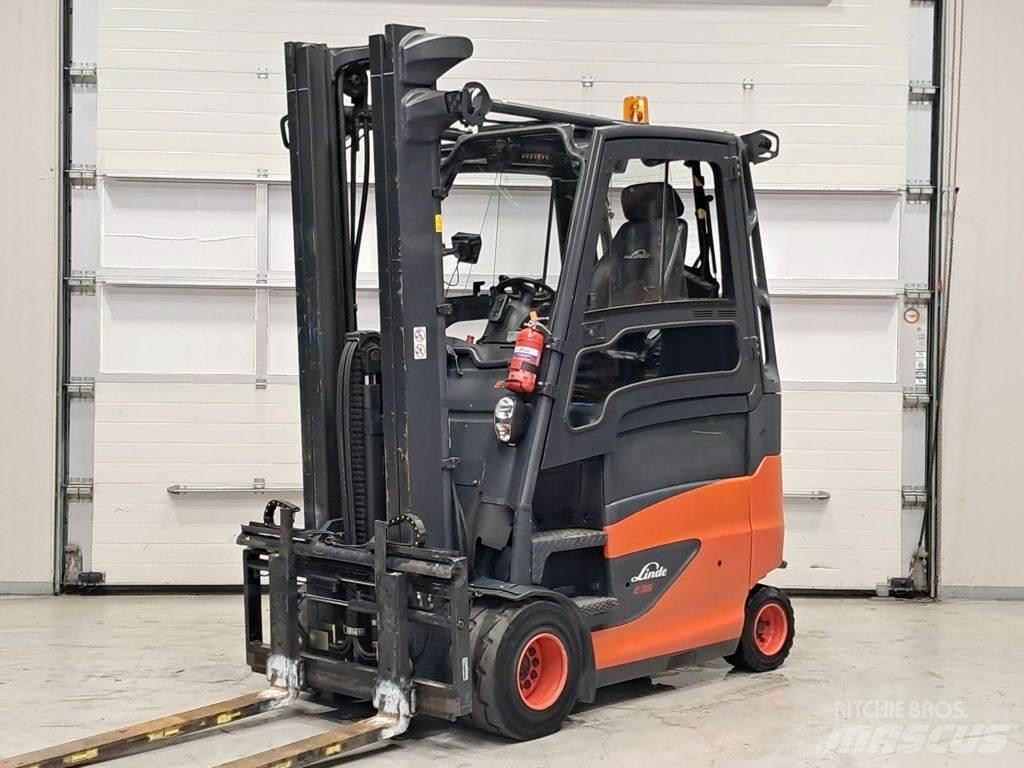 Linde E35HL-01 电动叉车