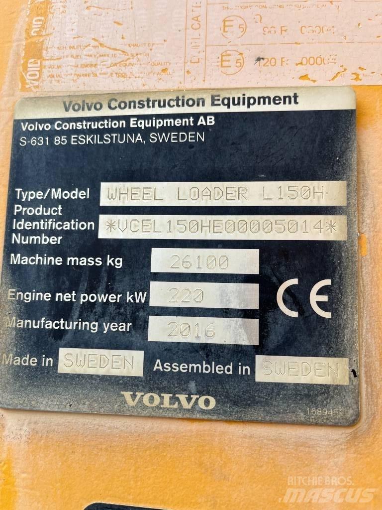 Volvo L150H 轮式装载机
