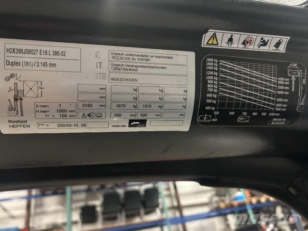 Linde e18l-02 电动叉车