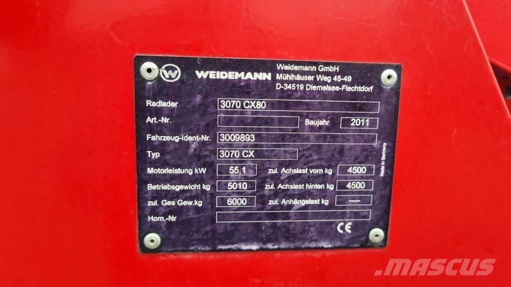Weidemann 3070CX60 轮式装载机