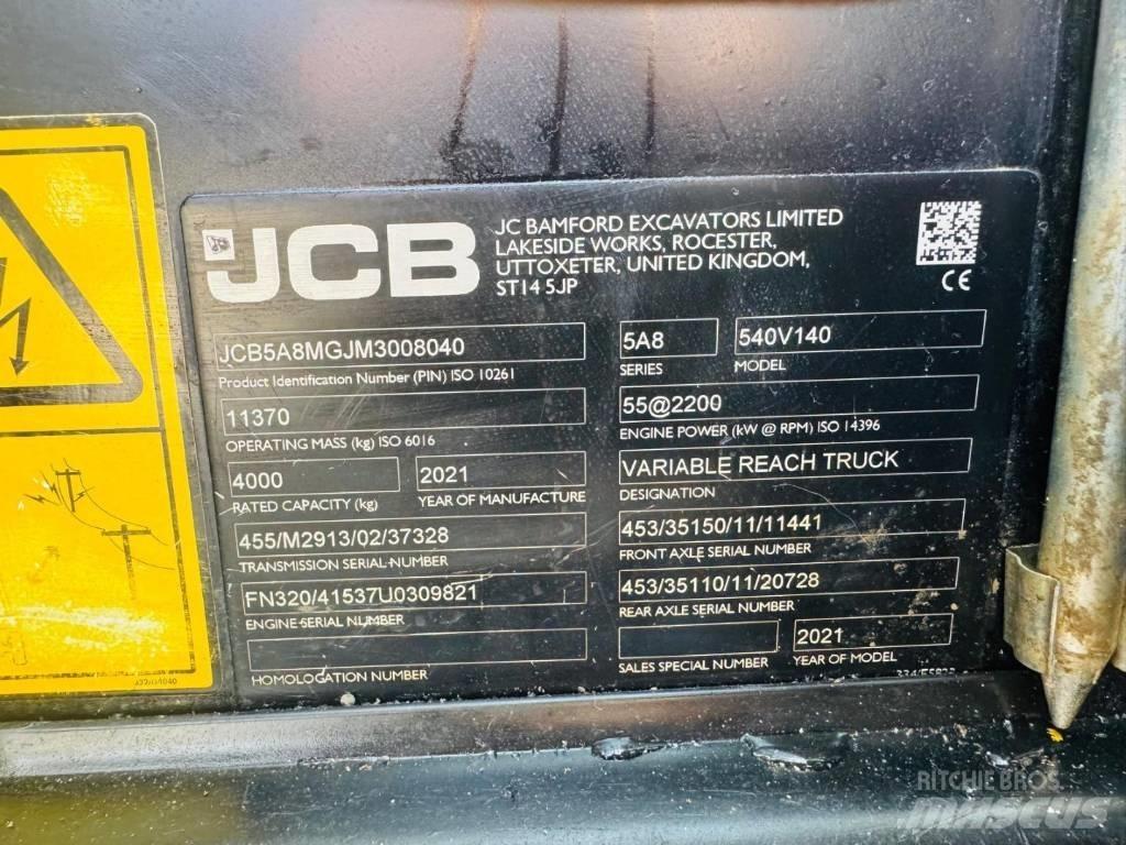 JCB 540-140 伸缩臂叉装车|叉装车