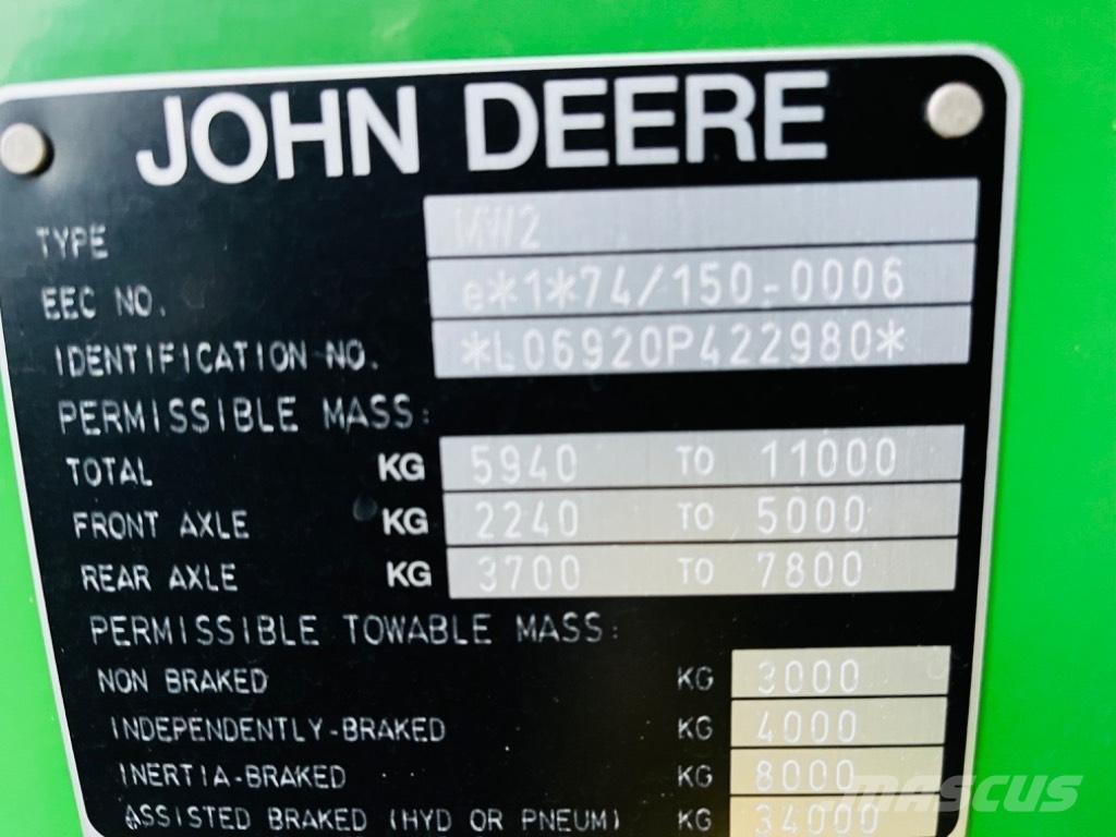 John Deere 6920 TLS 拖拉机/农用车