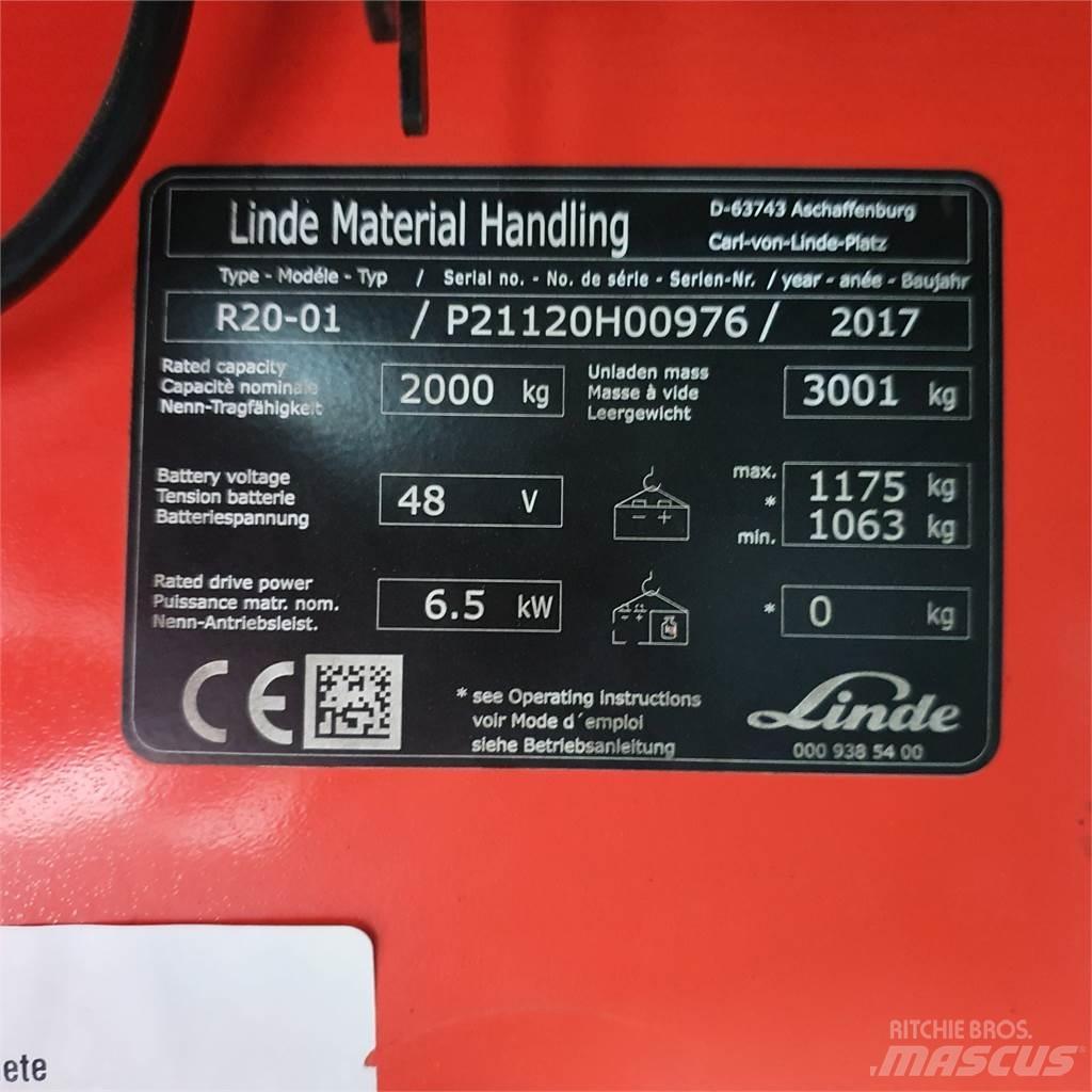 Linde R20 前移式叉车