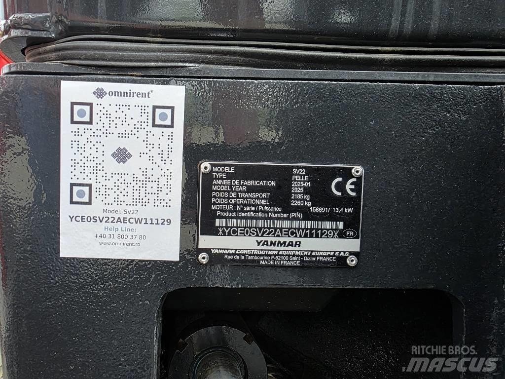 Yanmar SV 22 小型挖掘机