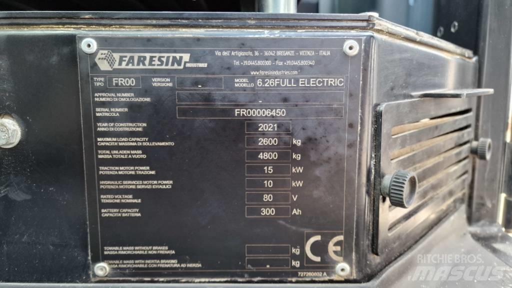Faresin F6.26 E 伸缩臂叉装车|叉装车
