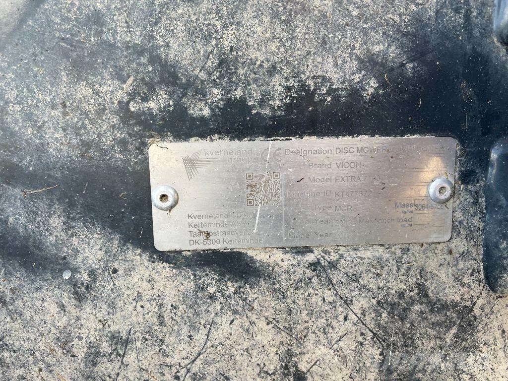 Vicon Extra 7100T 割草调节装置