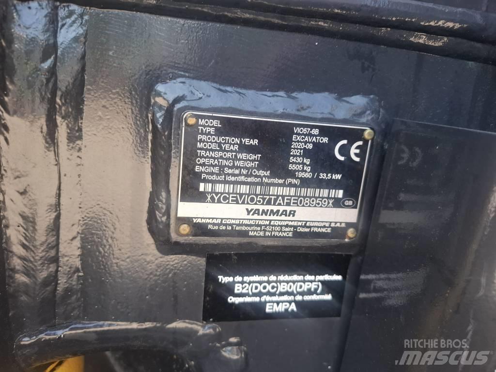 Yanmar vio 57-6B 小型挖掘机