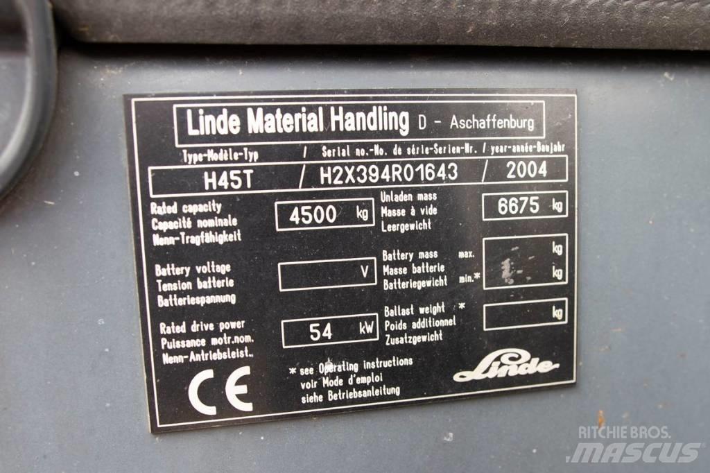 Linde H 45 T 天然气叉车