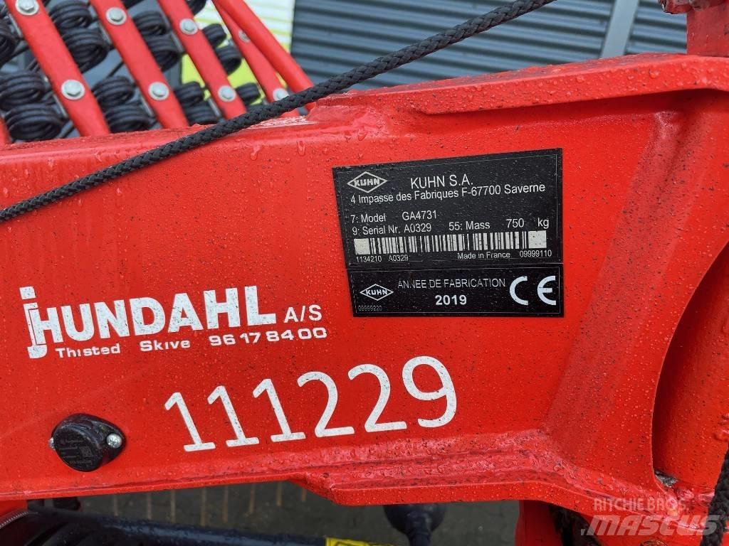 Kuhn GA 4731 犁耙和摊草机