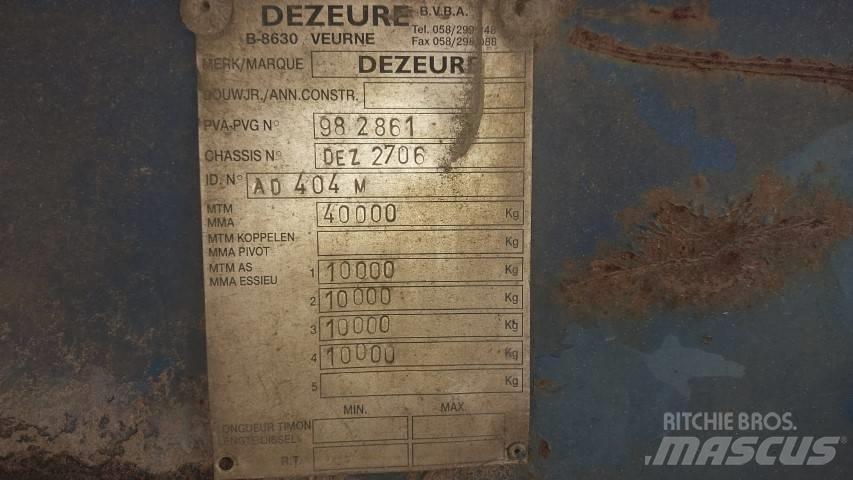 Dezeure AD404M 平板拖车