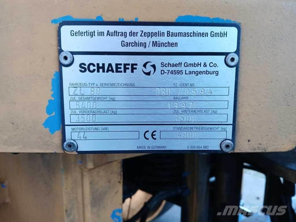 Schaeff ZL 80 轮式装载机