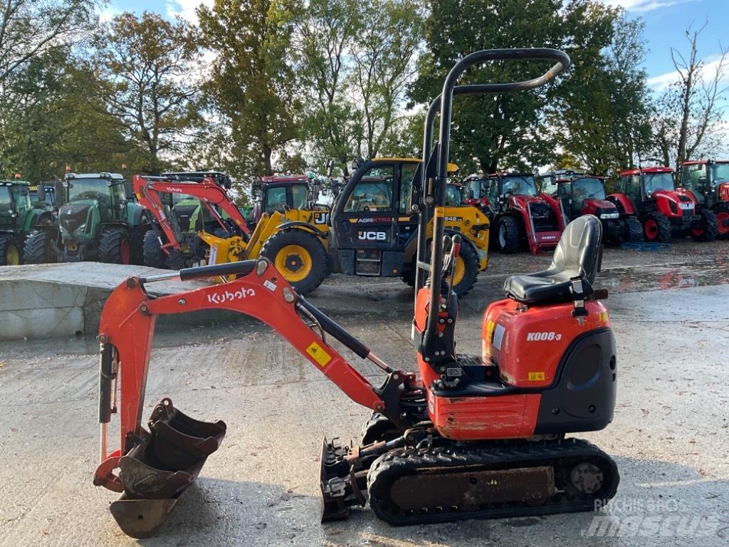 Kubota K 008-3 小型挖掘机