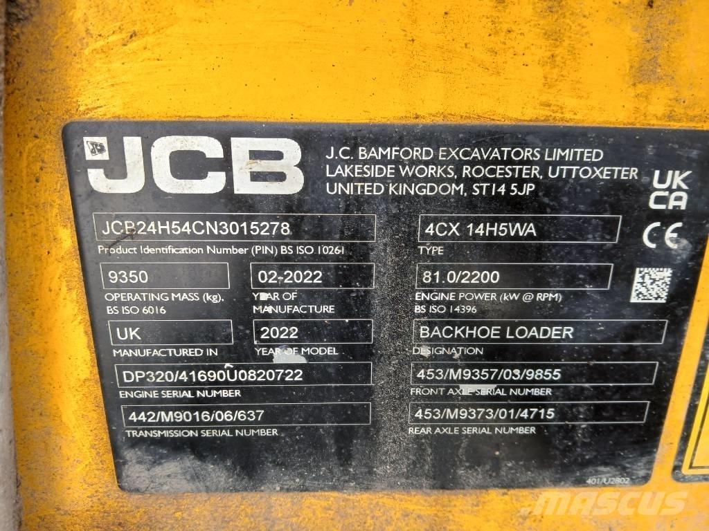 JCB 4 CX Pro AEC 反铲装载机