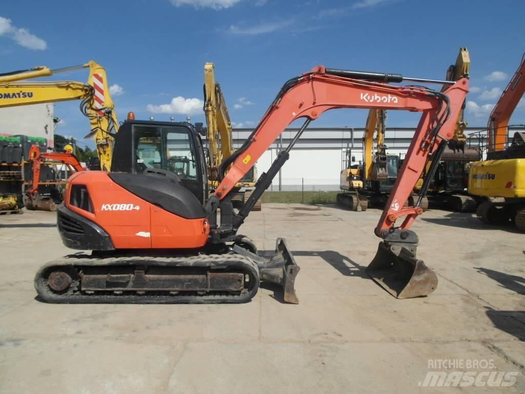 Kubota KX 080-4 中型挖掘机
