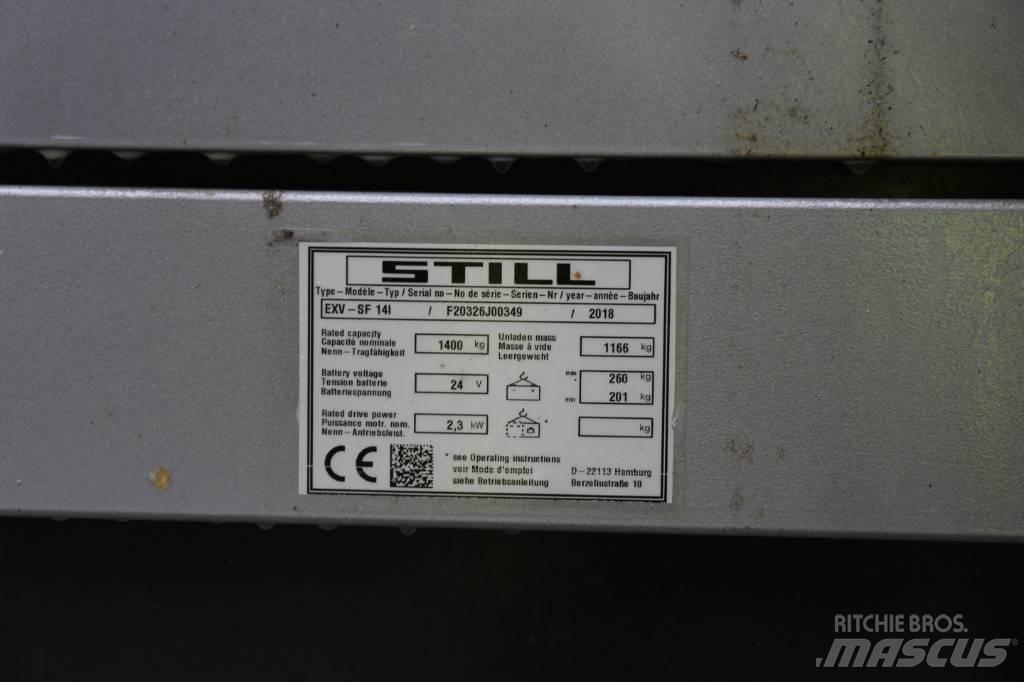 Still EXVSF14I 手推堆垛车
