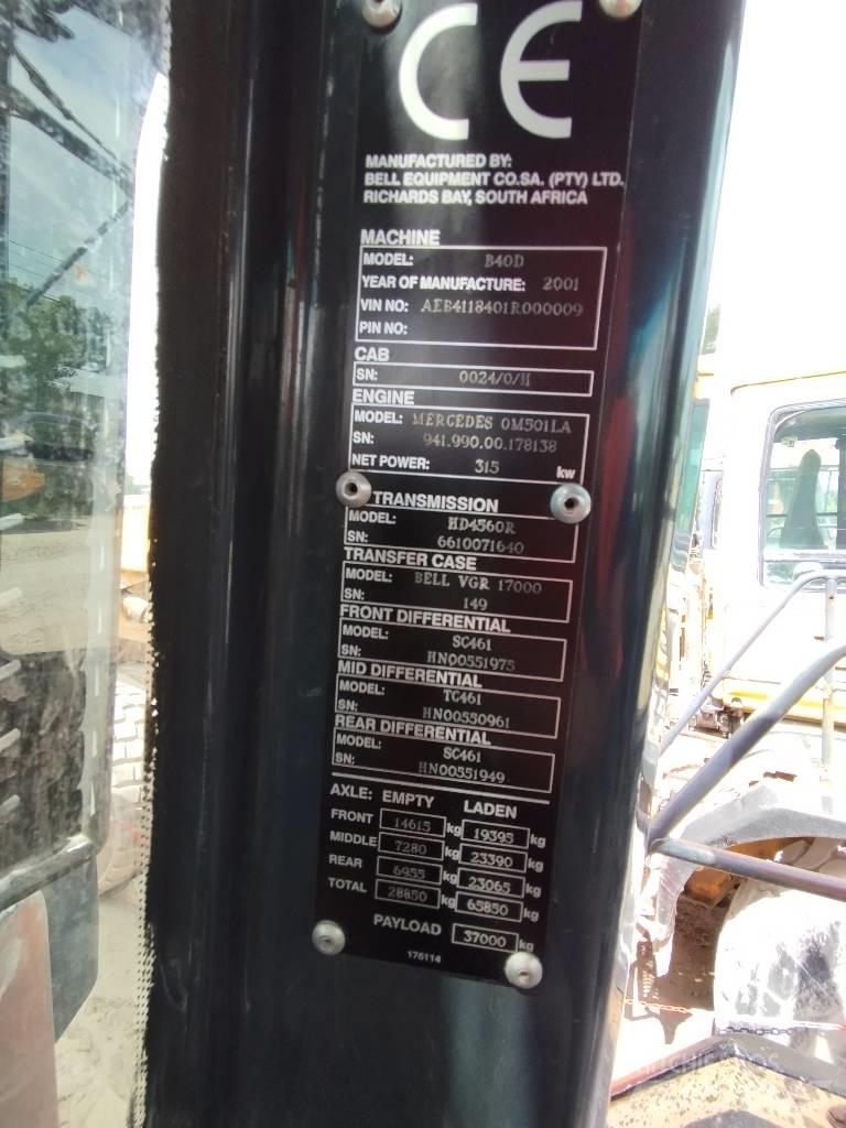 Bell B 40 D 铰接式自卸车