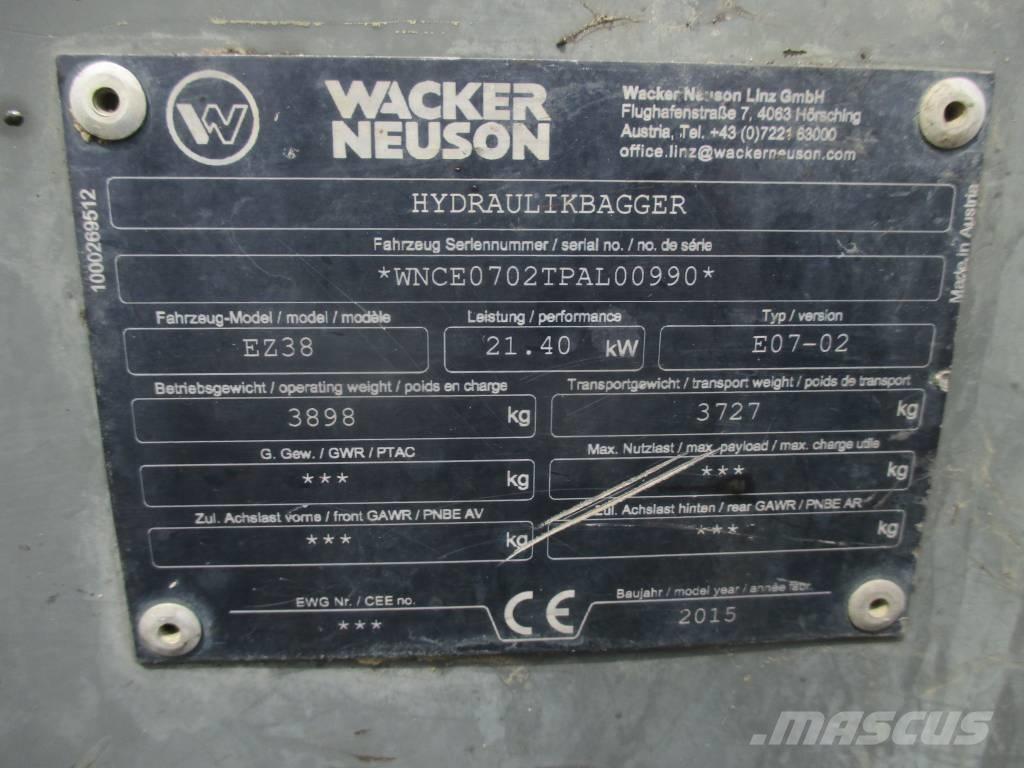 Wacker Neuson EZ 38 履带挖掘机