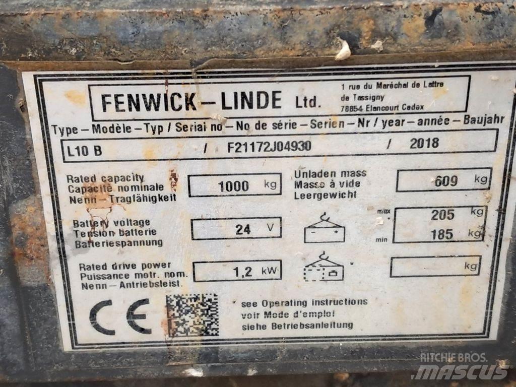 Linde L10B 手推堆垛车