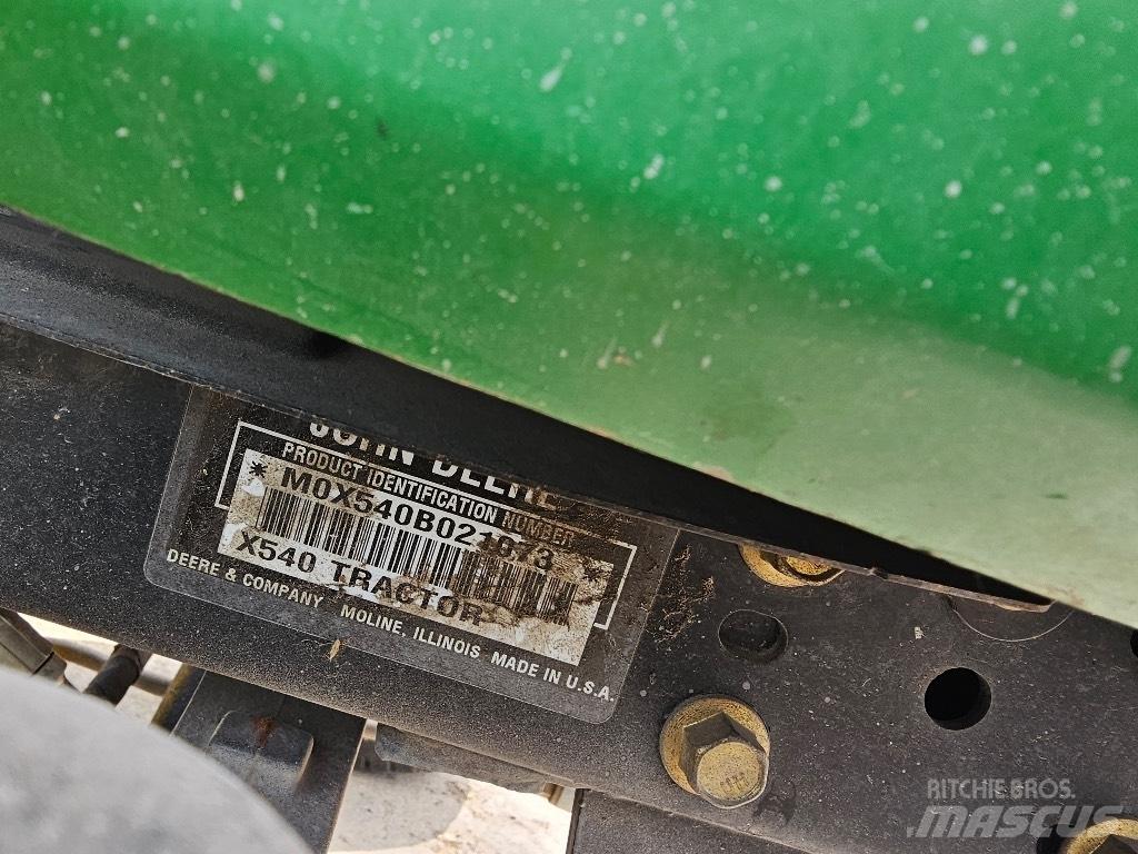 John Deere X 540 小型拖拉机