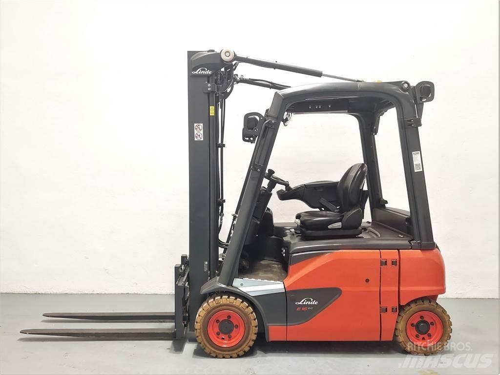 Linde E16P 02 电动叉车