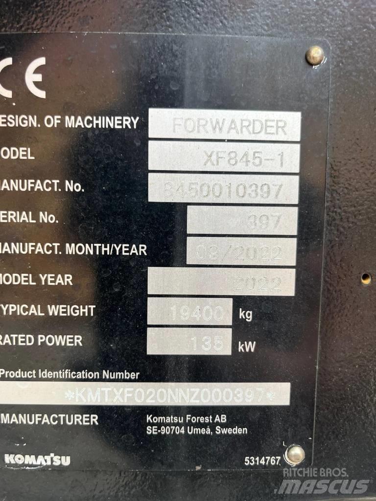 Komatsu 845-1 集运机