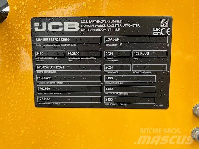 JCB 403 Plus 轮式装载机