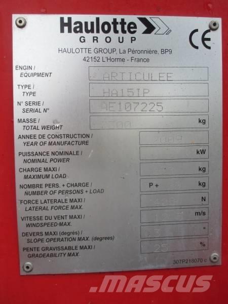 Haulotte HA 15 IP 曲臂高空工作平台