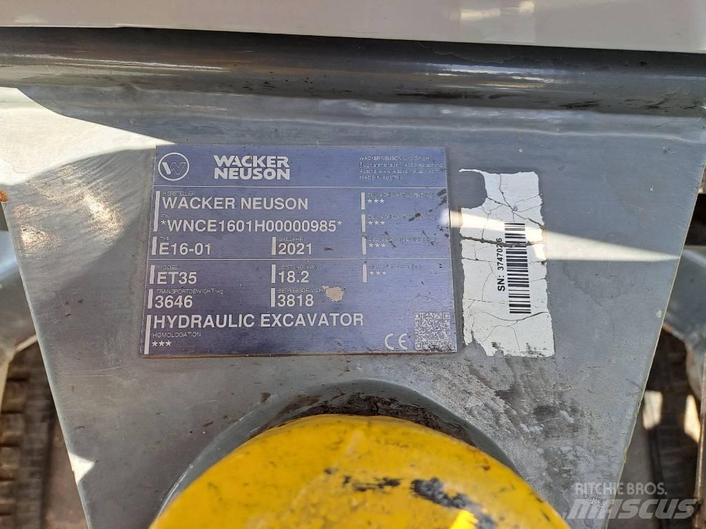 Wacker Neuson ET35 履带挖掘机