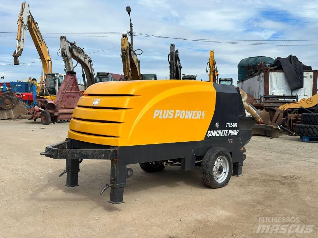 Plus Power VTGZ-20S 混凝土输送泵|布料机