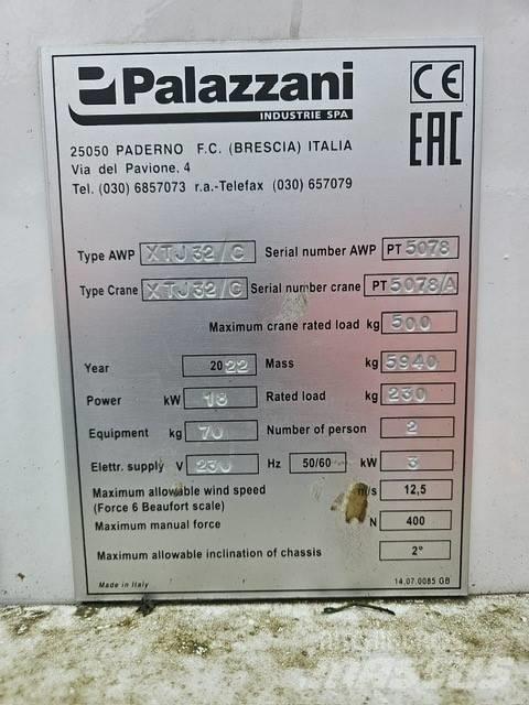 Palazzani XTJ 32C 其他升降机和高空作业平台