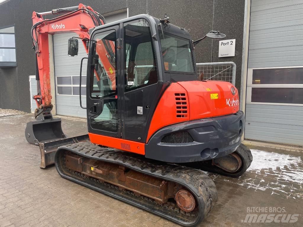 Kubota KX080-4a 中型挖掘机
