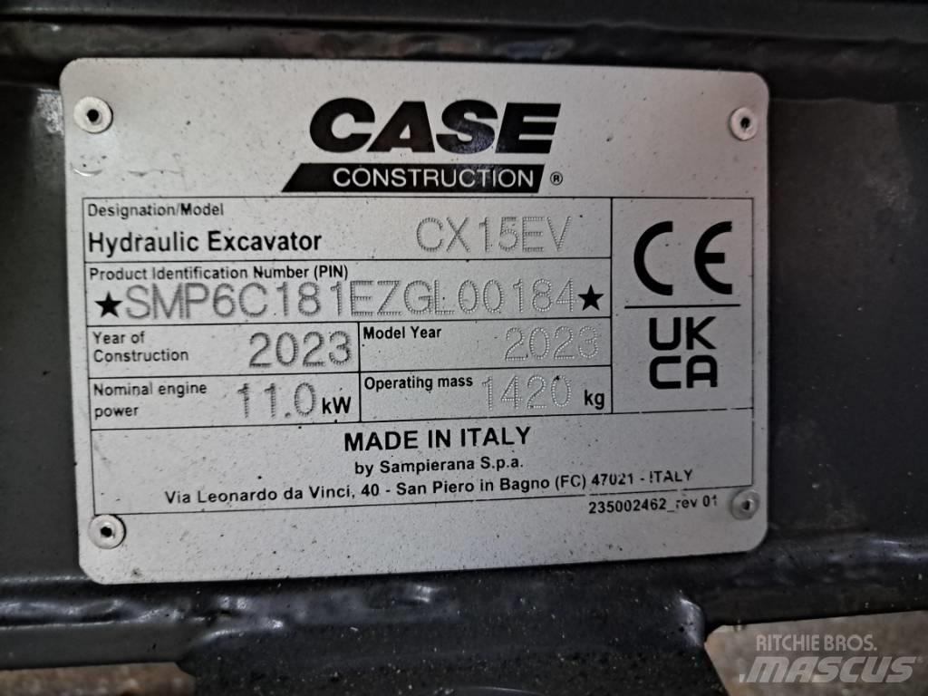 CASE CX15EV 小型挖掘机