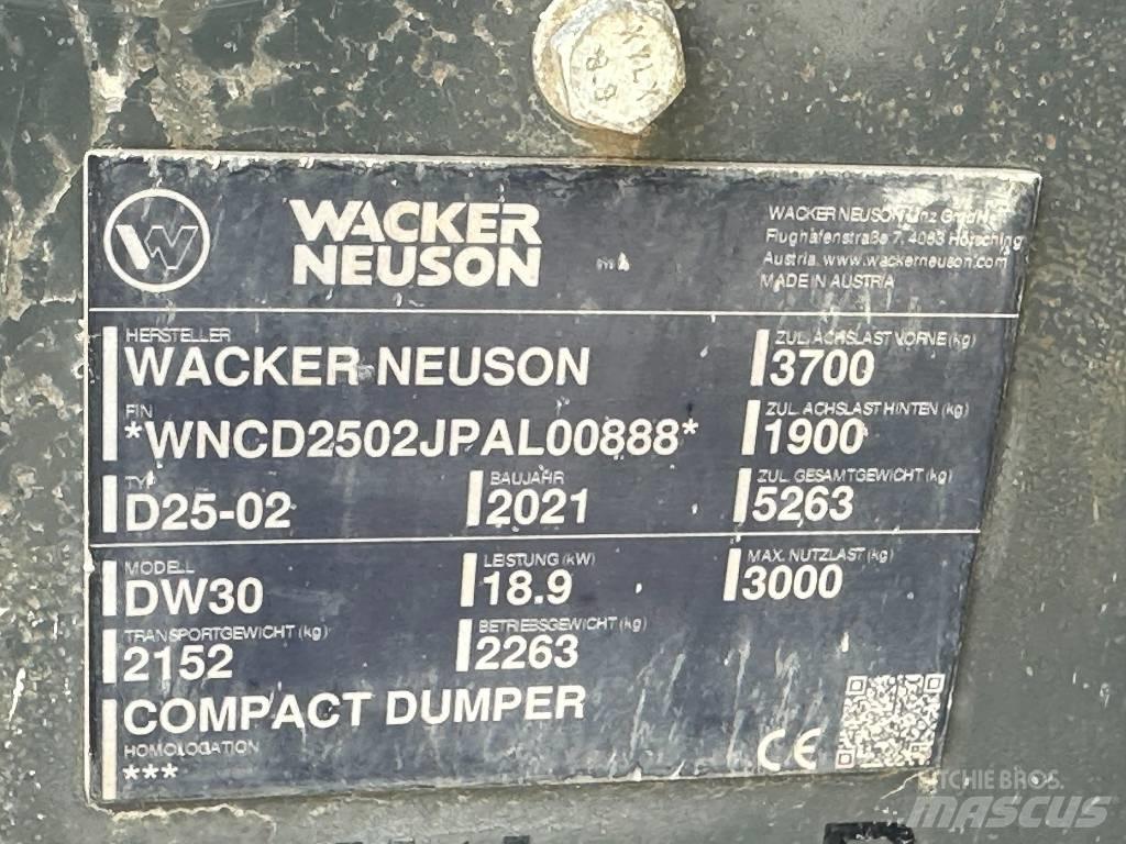 Wacker Neuson DW 30 翻斗车\公路型自卸车