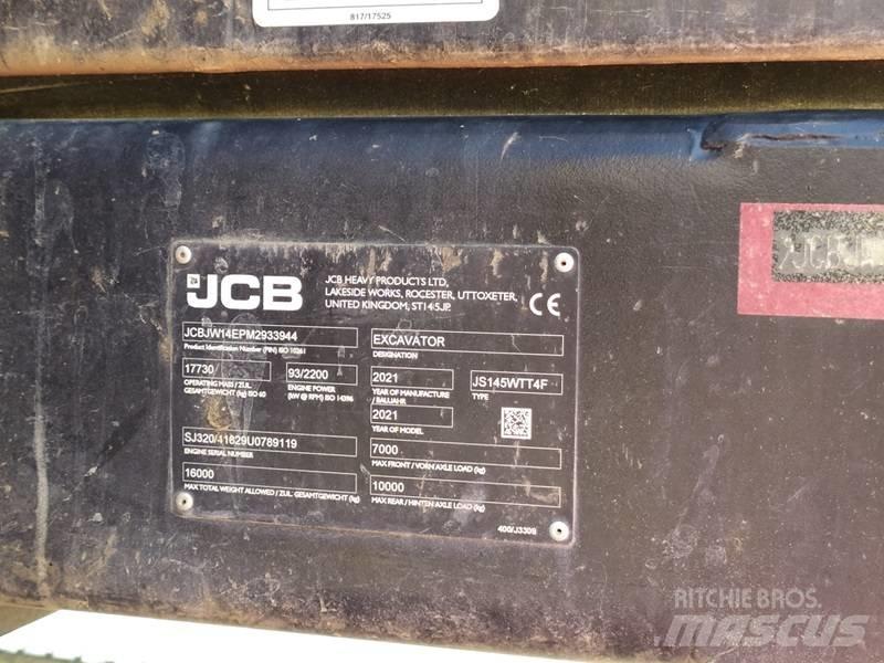 JCB JS 145 W 轮式挖掘机