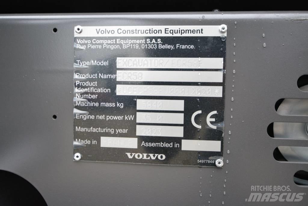 Volvo ECR 58 F 小型挖掘机
