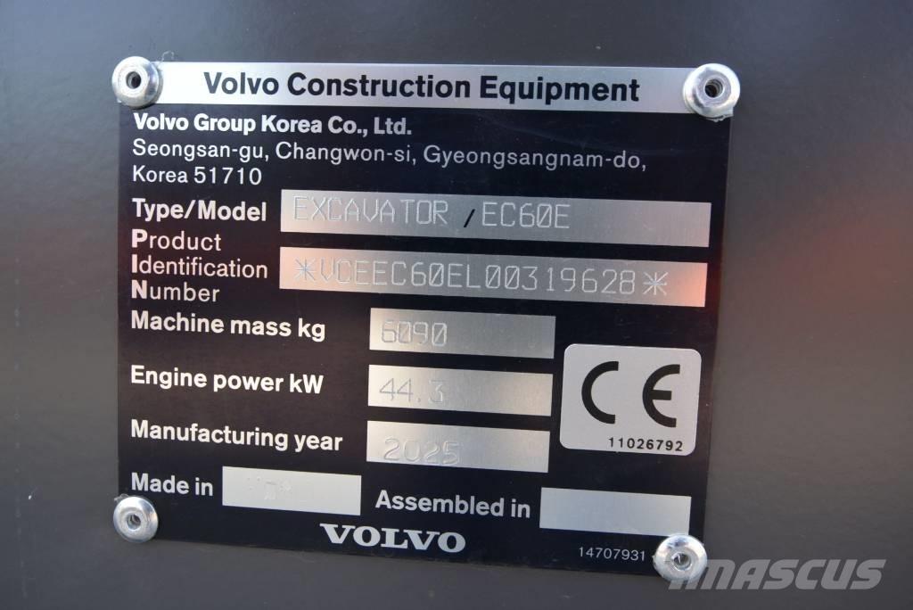 Volvo EC 60 E 小型挖掘机