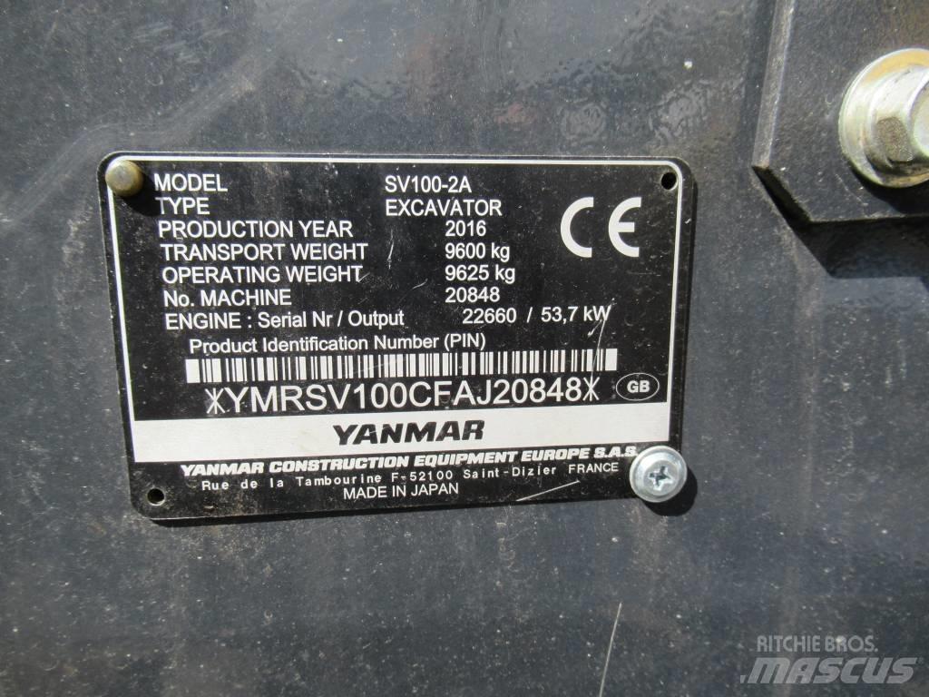 Yanmar SV 100-2A 中型挖掘机